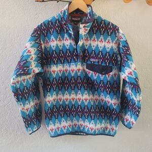 Patagonia Aztec Synchilla Snap T Fleece Jacket Size XS